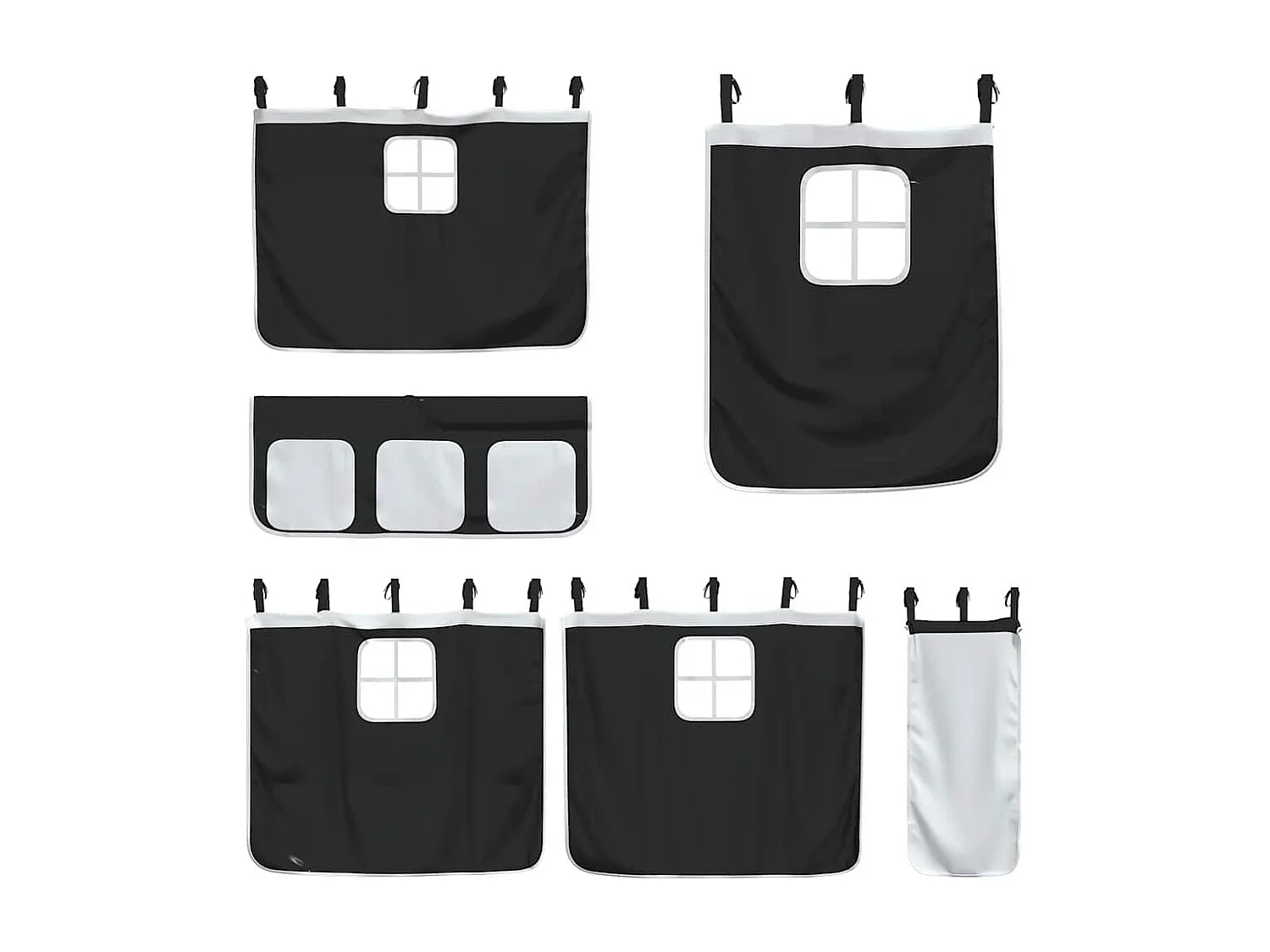 Lit superposé sans matelas 80x200 cm bois de pin massif