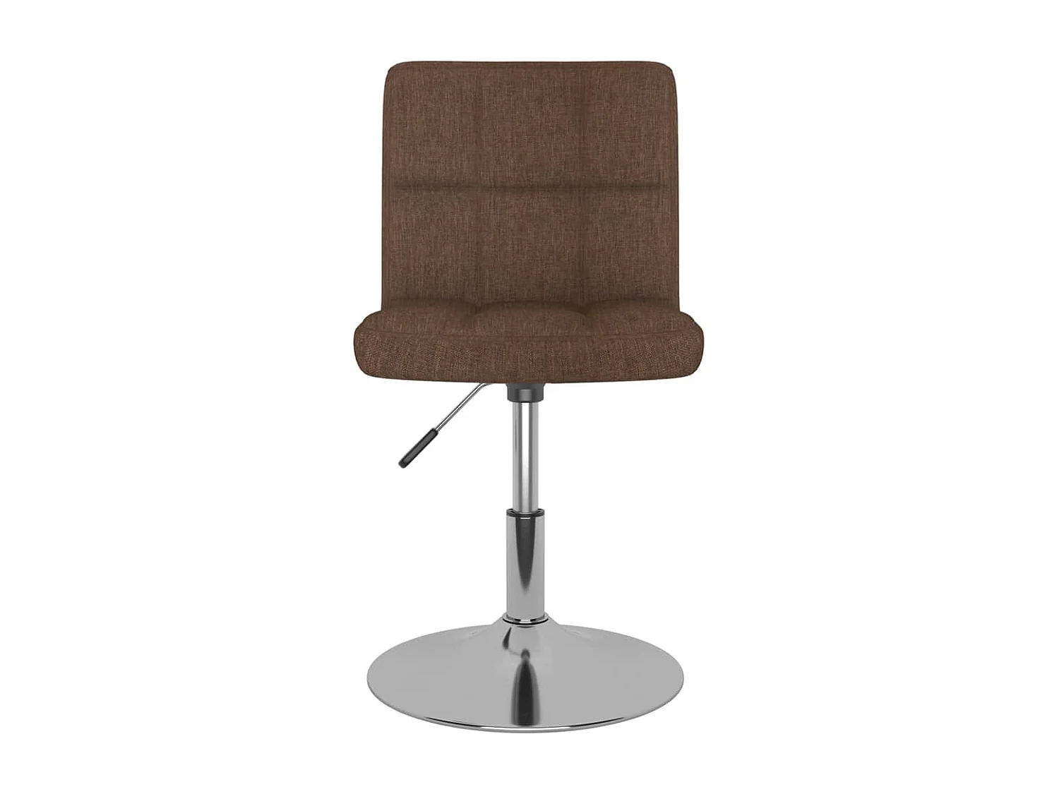 Chaises pivotantes à manger lot de 6 marron tissu