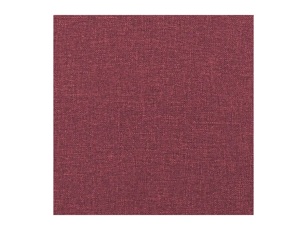 Chaises à manger lot de 6 rouge bordeaux tissu