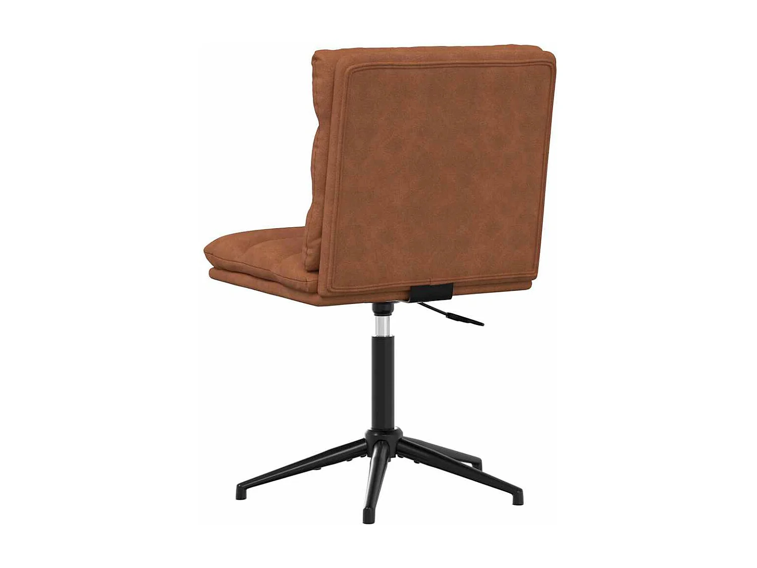 Eetkamerstoelen 4 st kunstleer bruin