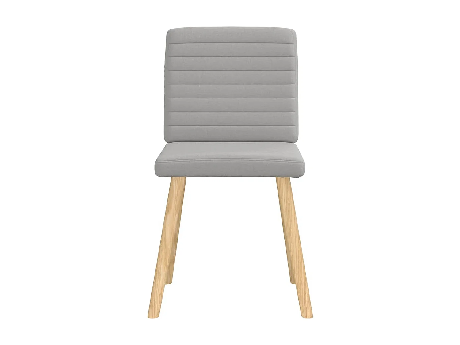 Chaises à manger lot de 6 gris nuage tissu