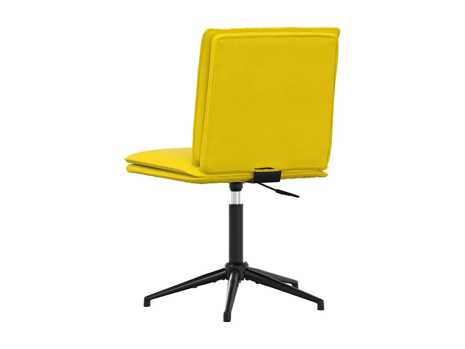 Chaises à manger lot de 6 jaune velours