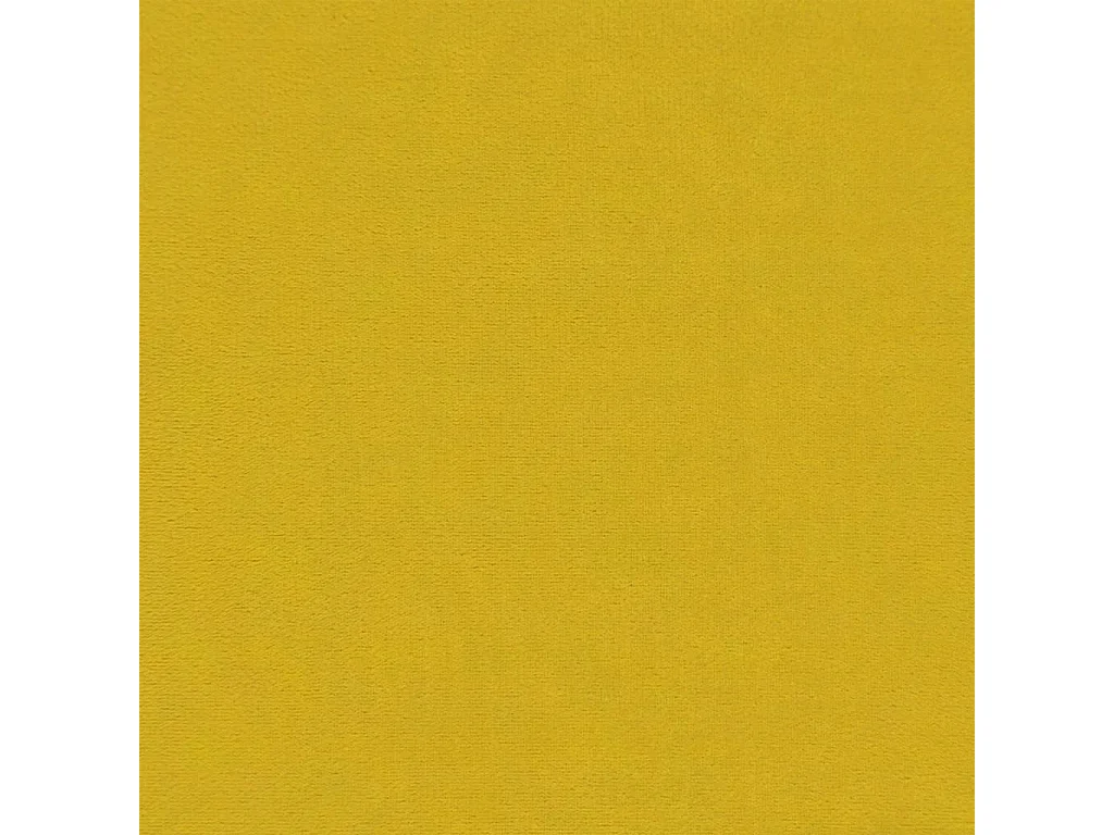 Chaises à manger lot de 6 jaune velours