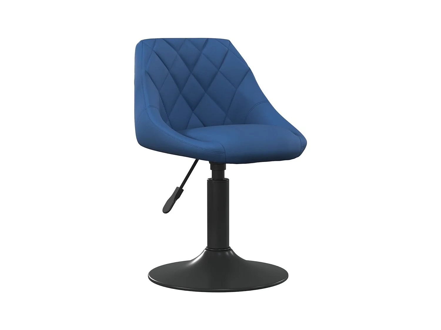 Chaise de salle à manger Bleu Velours