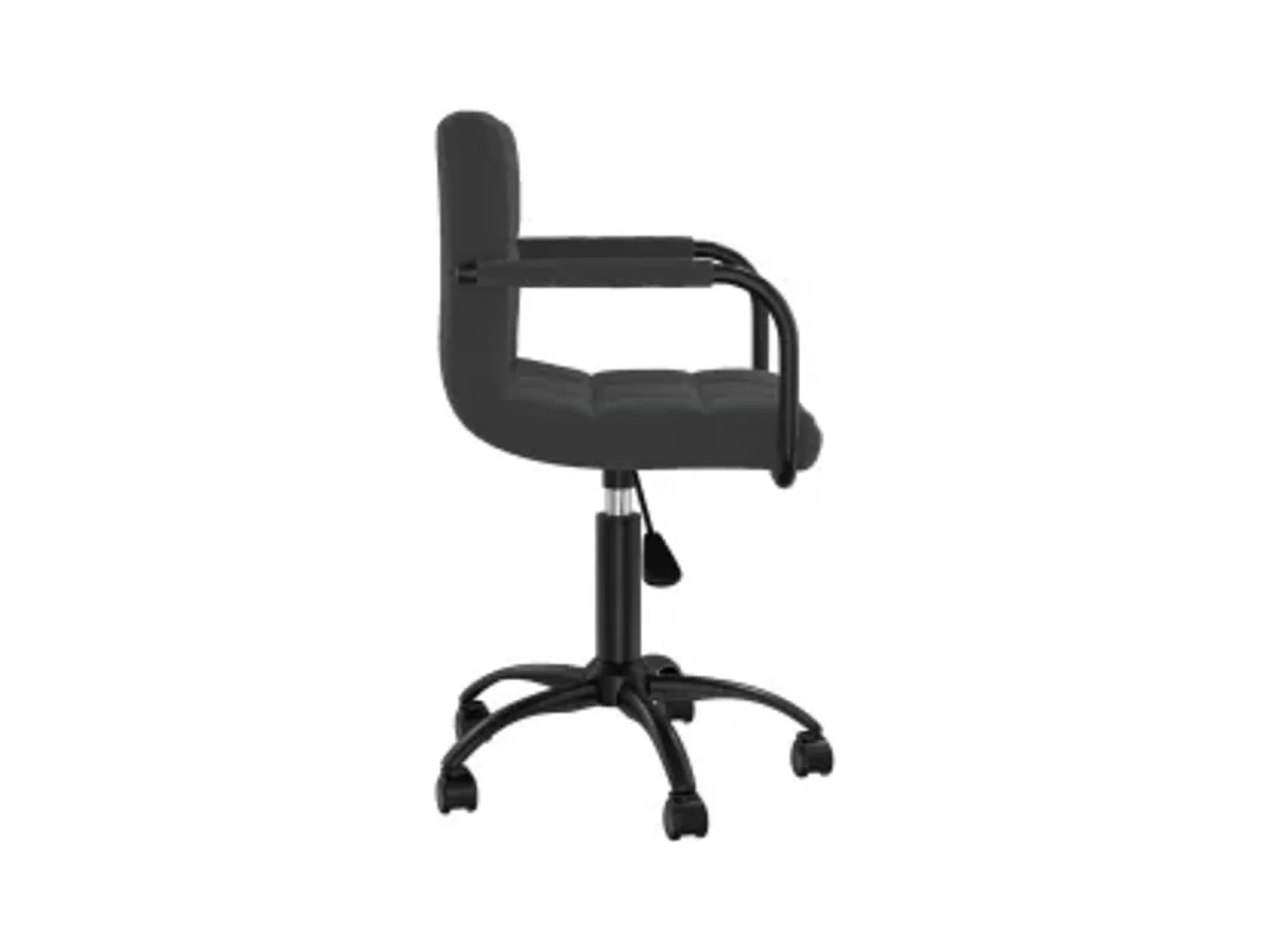 Chaises pivotantes à manger lot de 6 noir velours