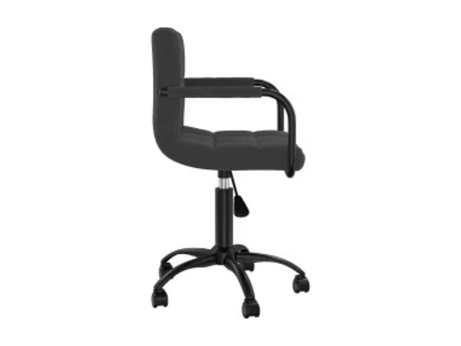 Chaises pivotantes à manger lot de 6 noir velours