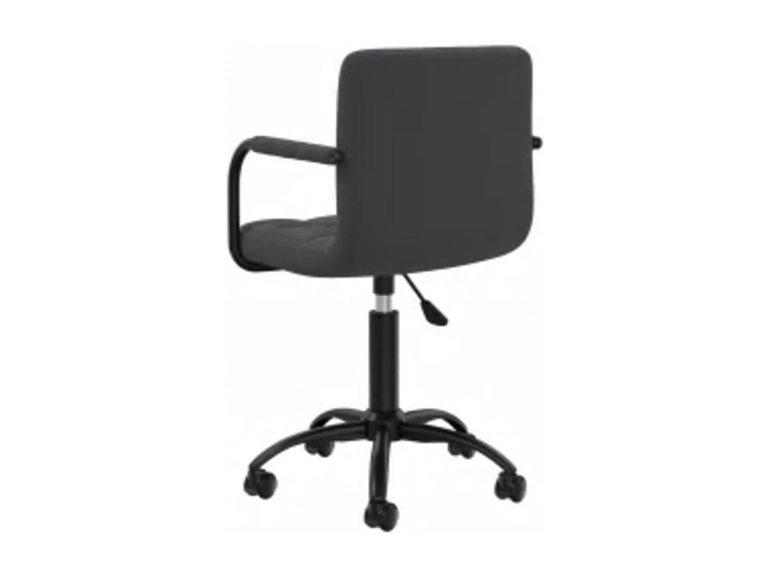 Chaises pivotantes à manger lot de 6 noir velours