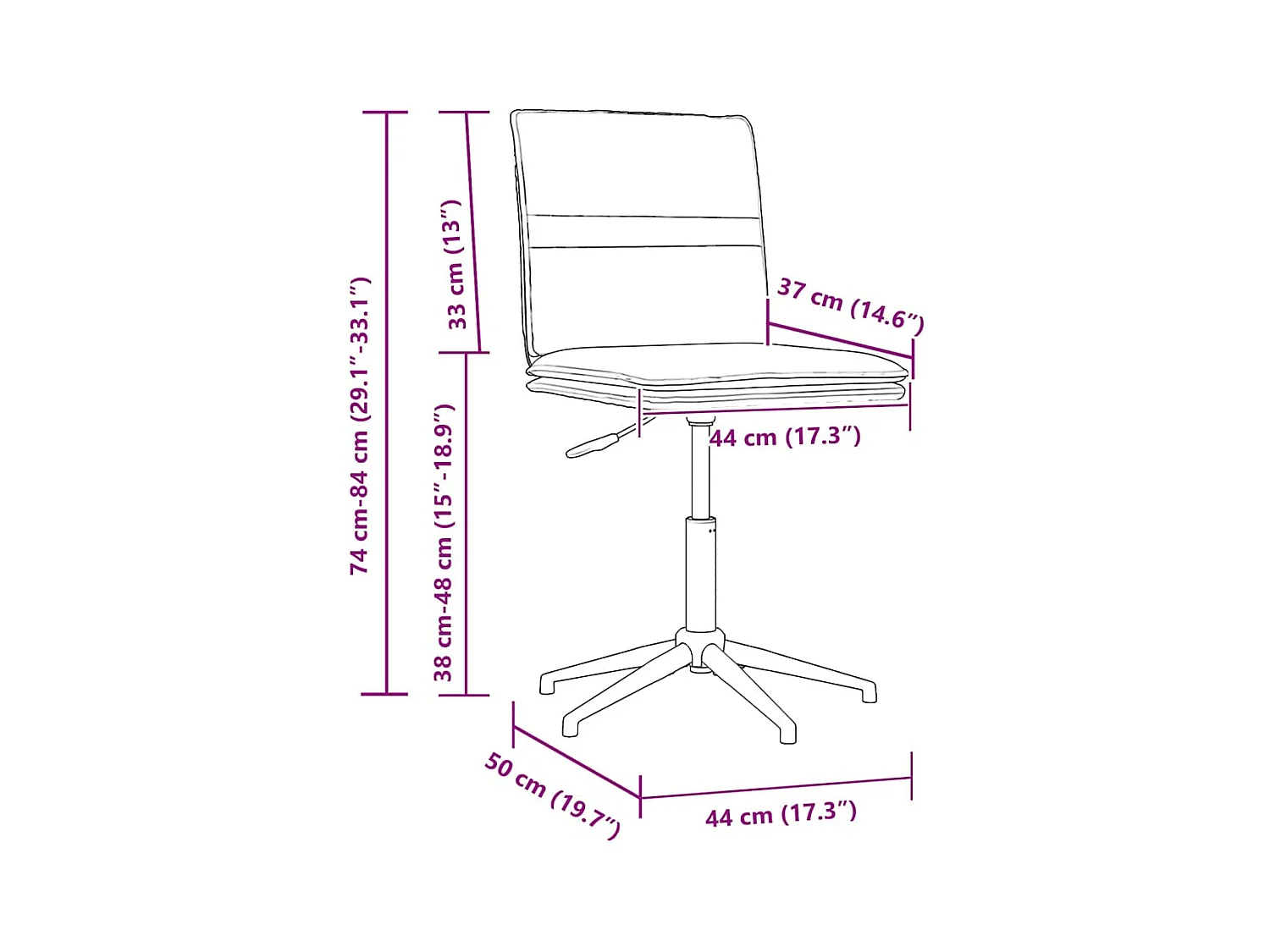 Eetkamerstoelen 2 st fluweel zwart