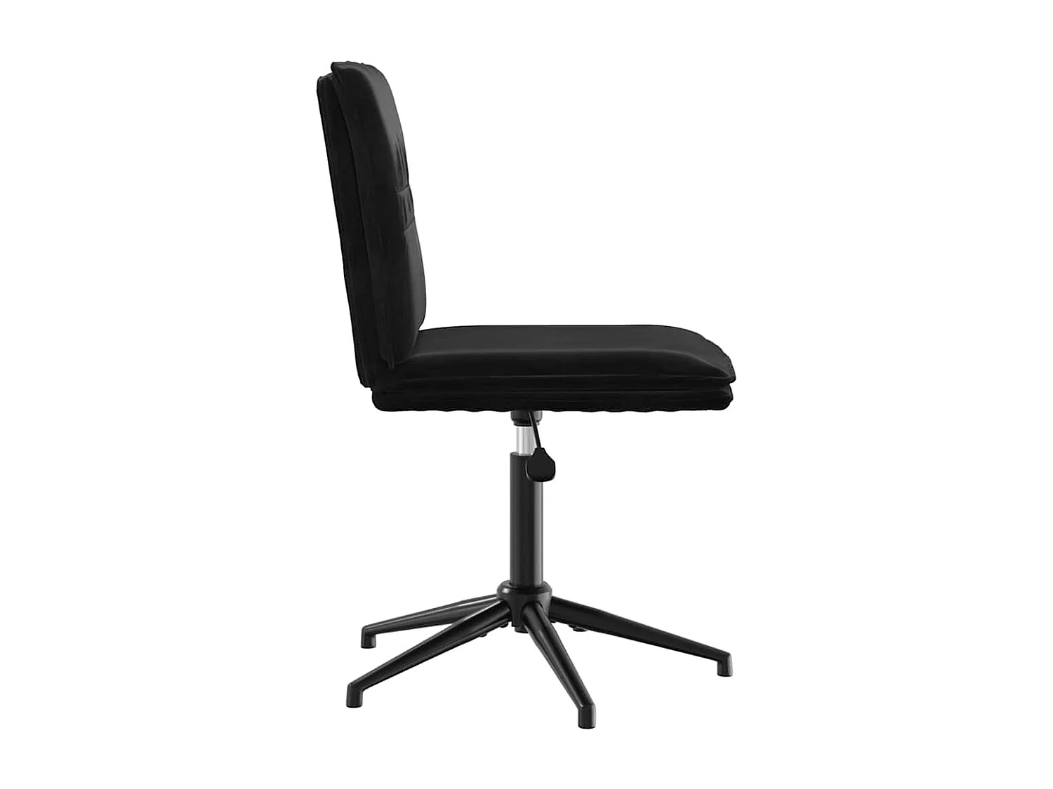 Chaises à manger lot de 2 Noir Velours