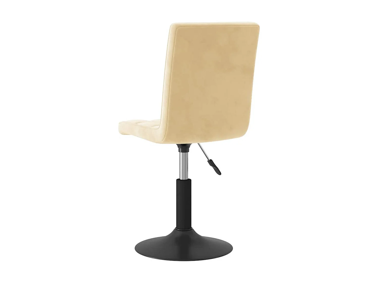 Chaises pivotantes à manger lot de 6 crème velours