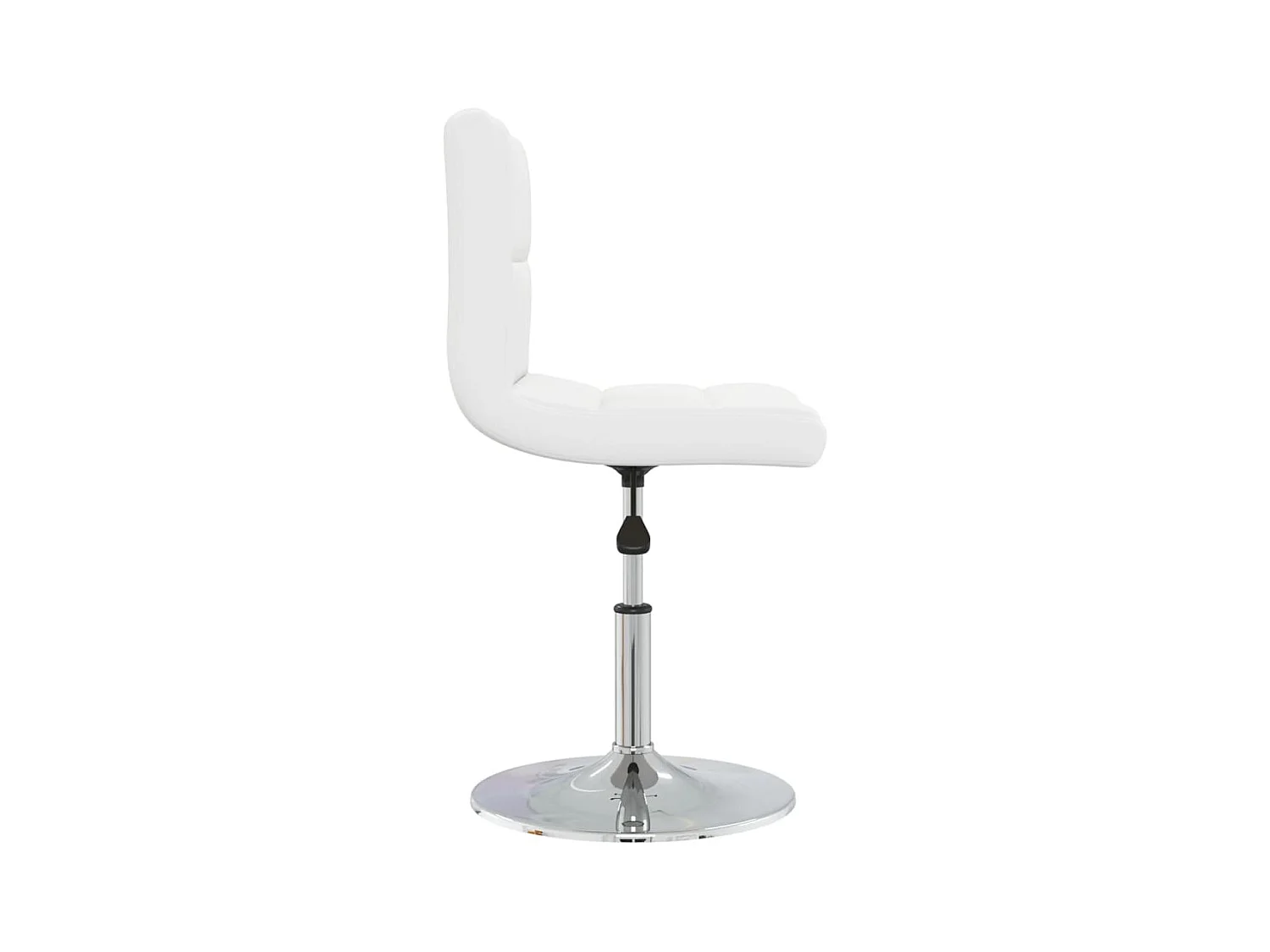 Sedie da Pranzo 6 pz Bianche in Similpelle