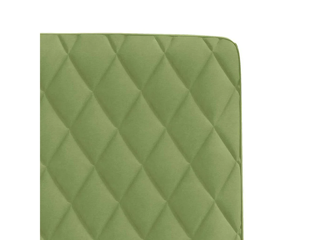 Chaises à manger lot de 2 Vert clair Velours