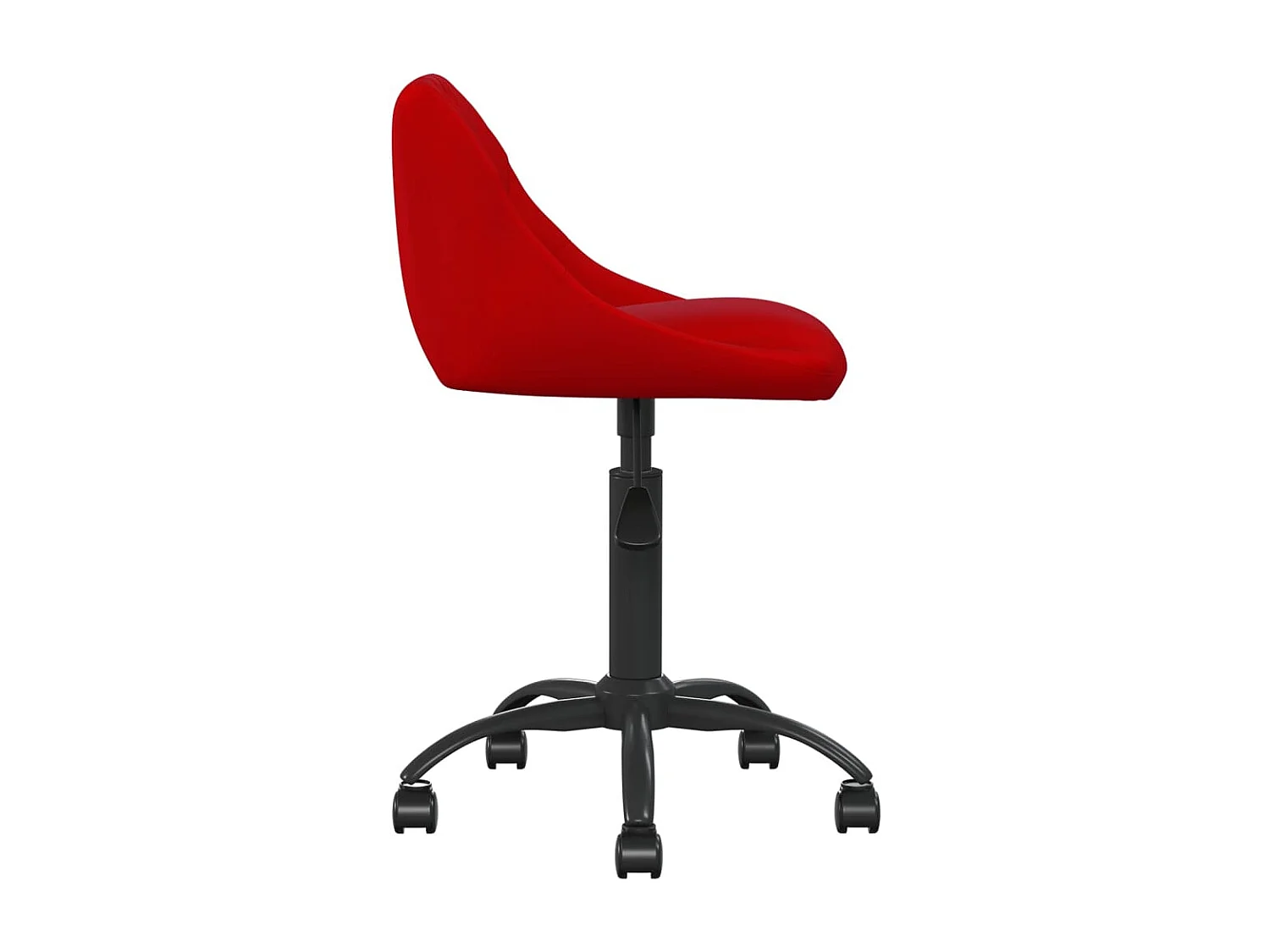 Chaise de salle à manger Rouge bordeaux Velours