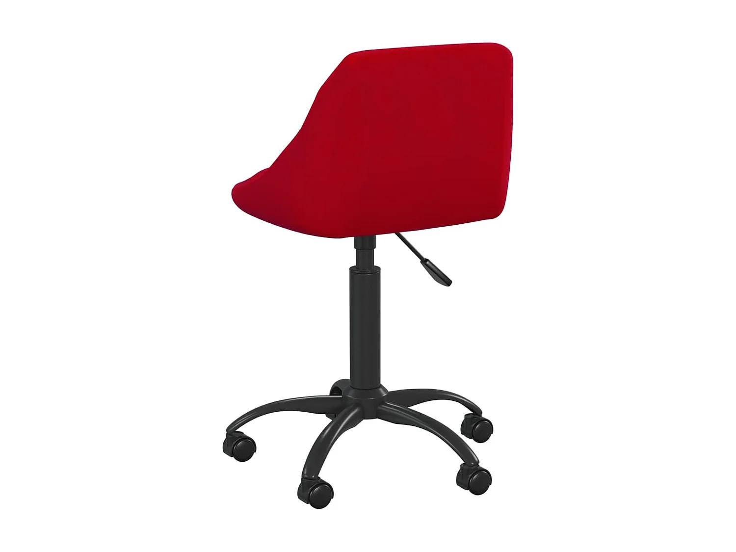 Chaise de salle à manger Rouge bordeaux Velours