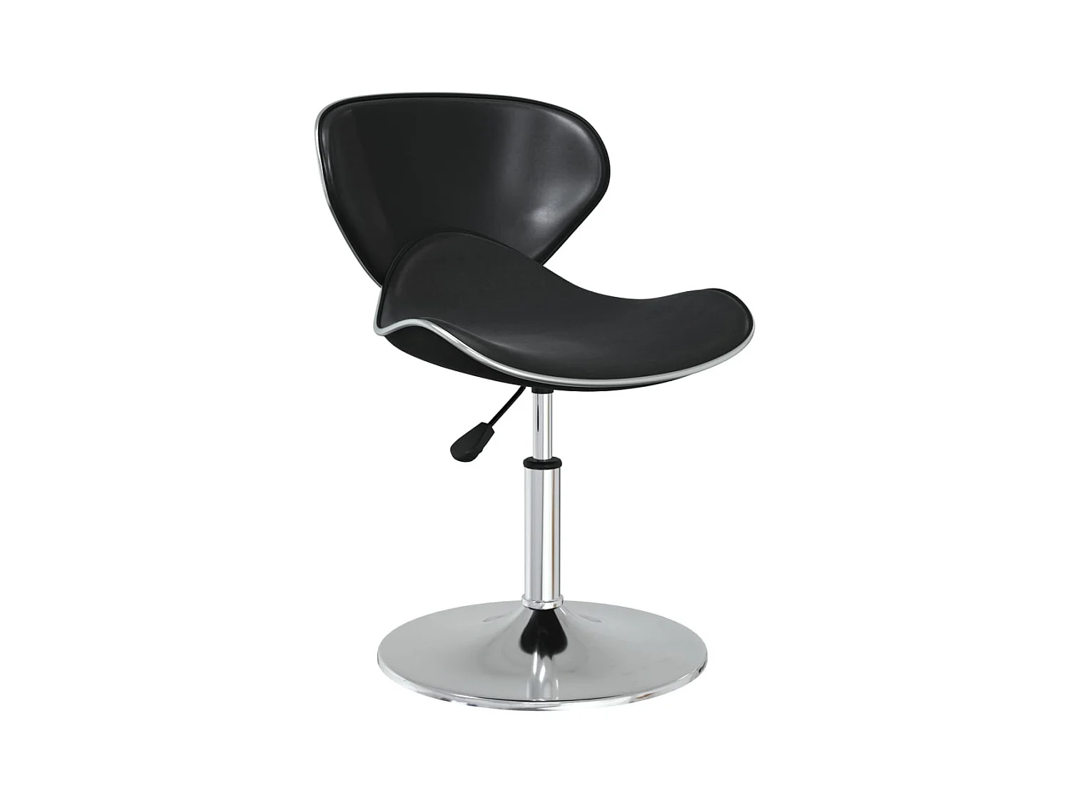 Chaises à manger lot de 6 noir similicuir