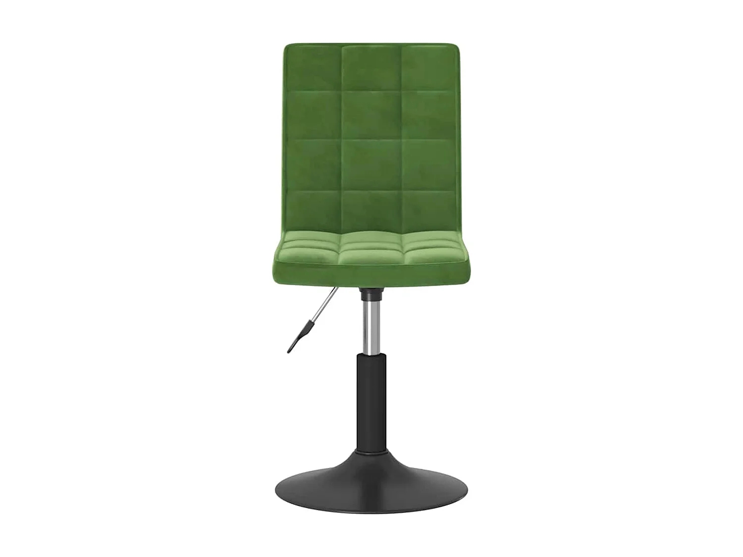 Chaises pivotantes à manger lot de 4 vert foncé velours