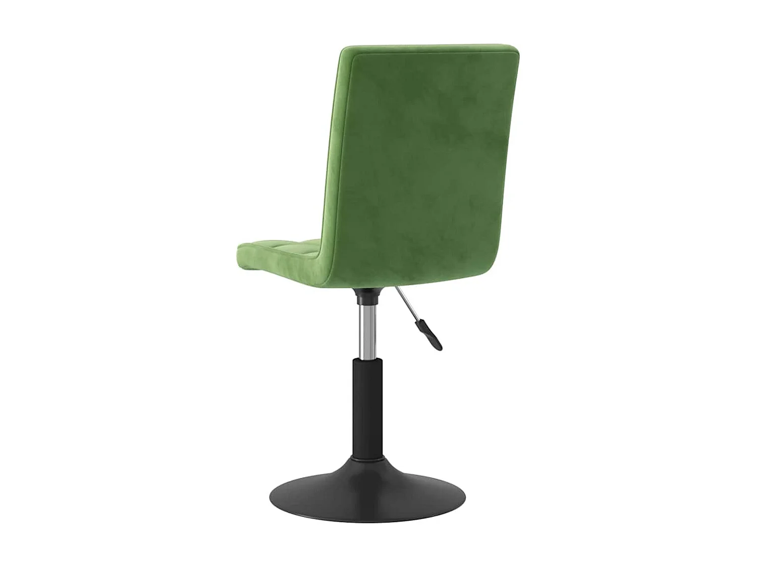 Chaises pivotantes à manger lot de 4 vert foncé velours