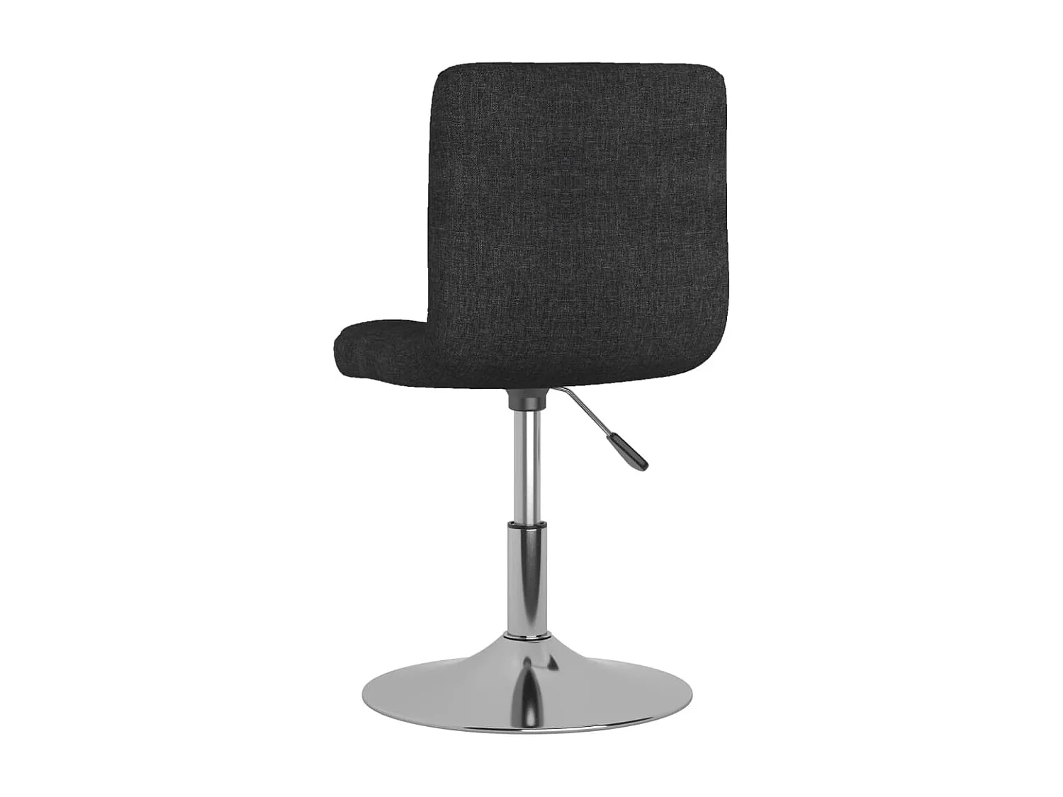 Chaises pivotantes à manger lot de 4 Noir Tissu