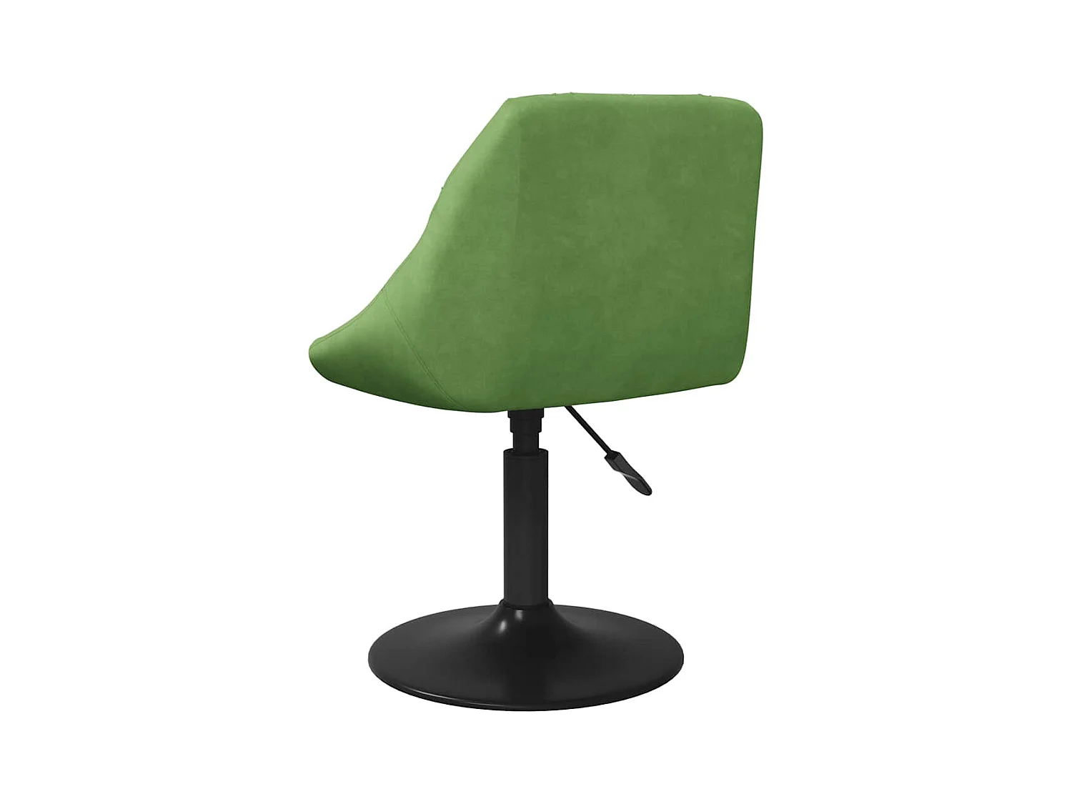 Chaise de salle à manger Vert clair Velours