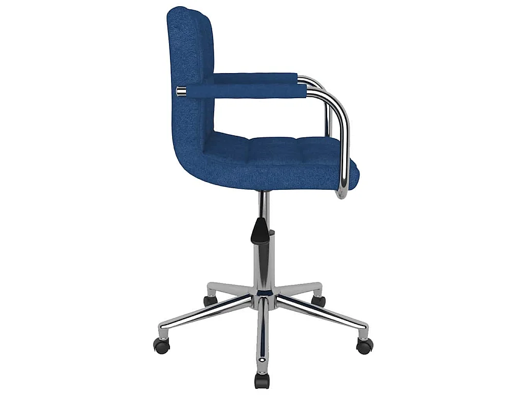 Esszimmerstuhl Drehbar Blau Stoff