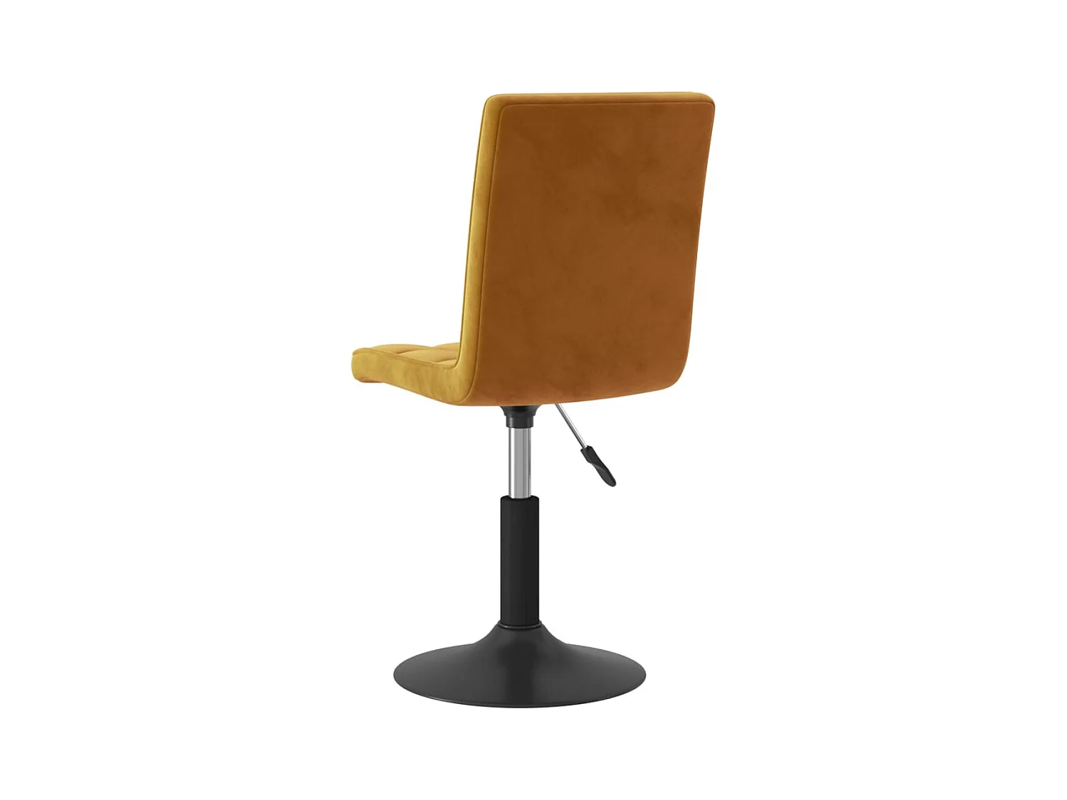Chaises pivotantes à manger lot de 2 marron velours