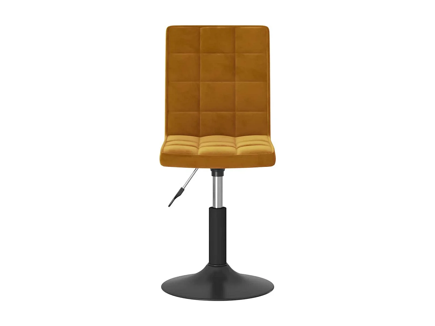 Chaises pivotantes à manger lot de 2 marron velours