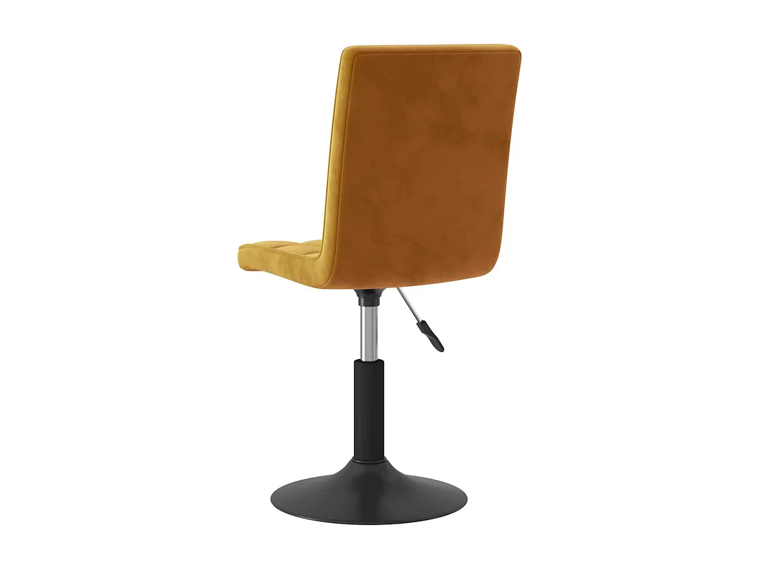 Chaises pivotantes à manger lot de 2 marron velours