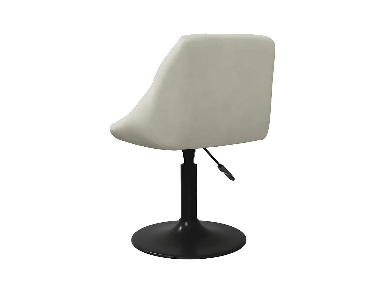 Chaises pivotantes à manger lot de 6 crème velours