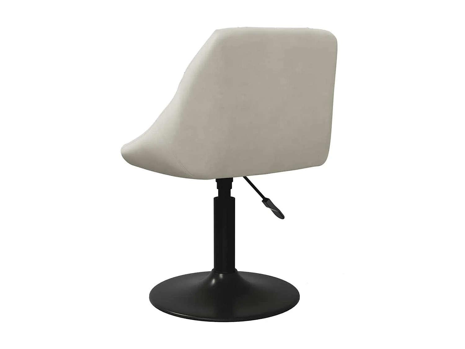 Chaises pivotantes à manger lot de 6 crème velours