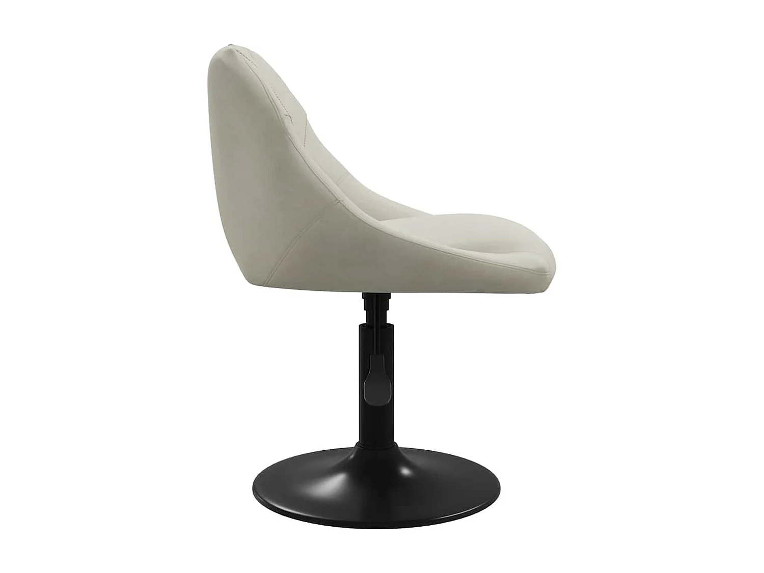 Esszimmerstühle 6 Stk. Drehbar Creme Samt