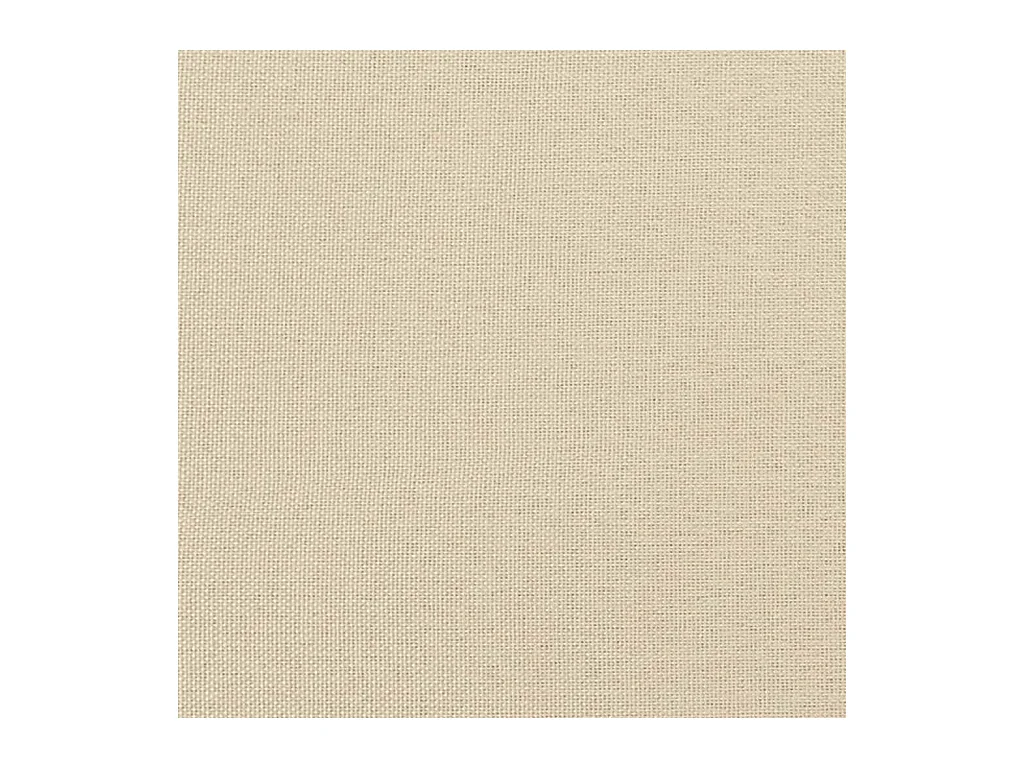 Chaises à manger lot de 6 crème tissu