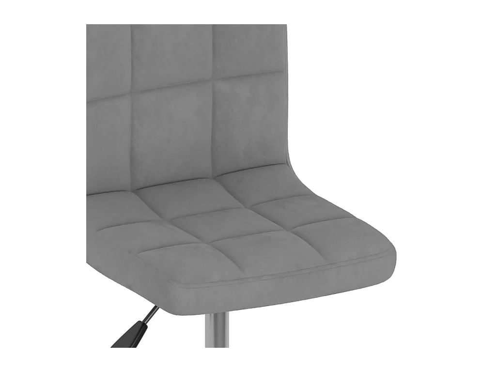 Eetkamerstoelen draaibaar 4 st fluweel donkergrijs