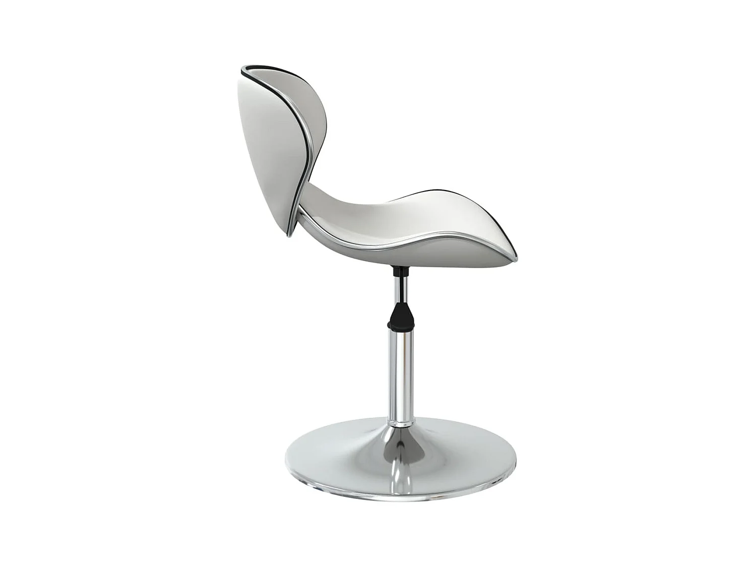 Esszimmerstühle 2 Stk. Weiß Kunstleder