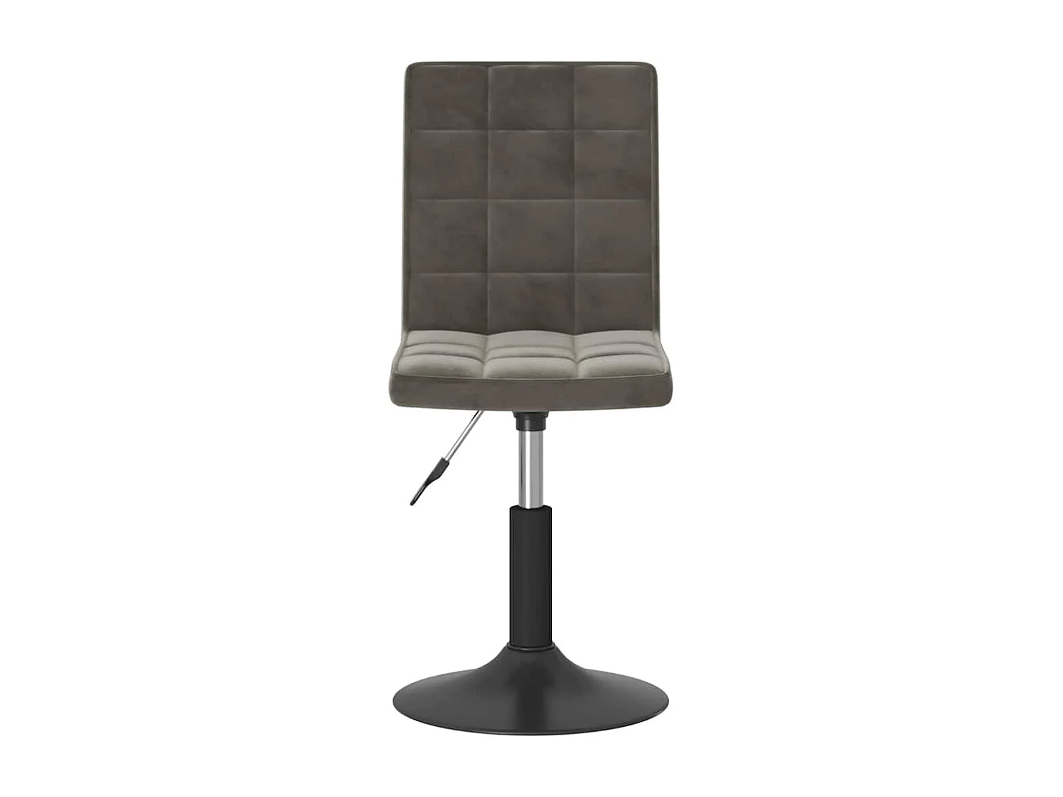 Sedie da Pranzo Girevoli 6 pz Grigio Scuro in Velluto
