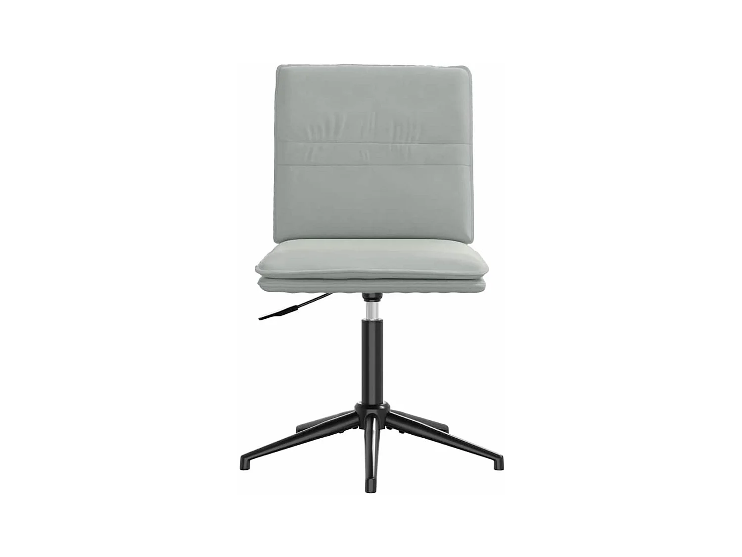 Chaises à manger lot de 6 gris clair velours