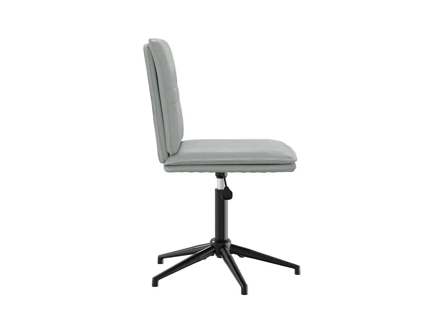 Chaises à manger lot de 6 gris clair velours