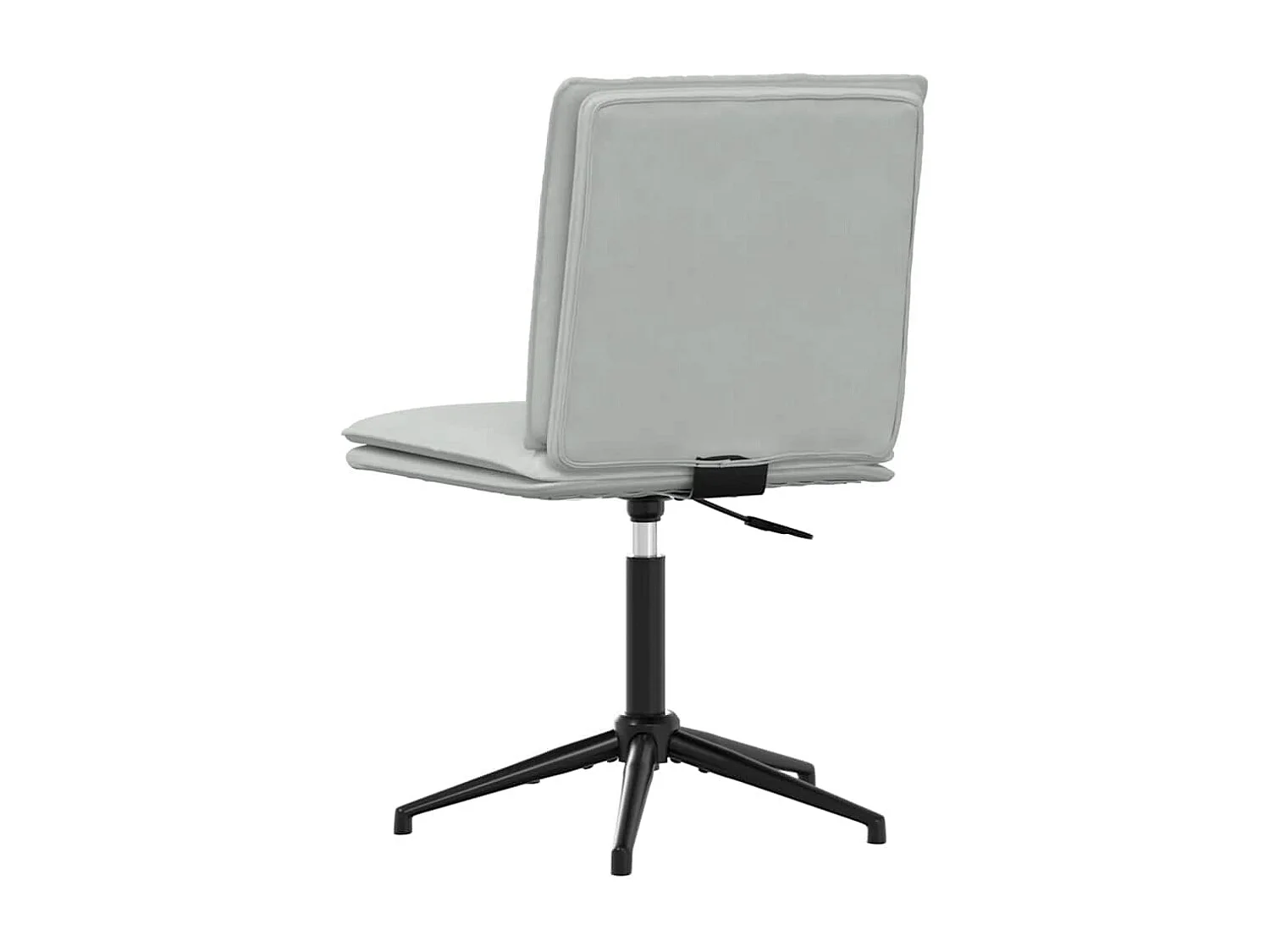 Chaises à manger lot de 6 gris clair velours