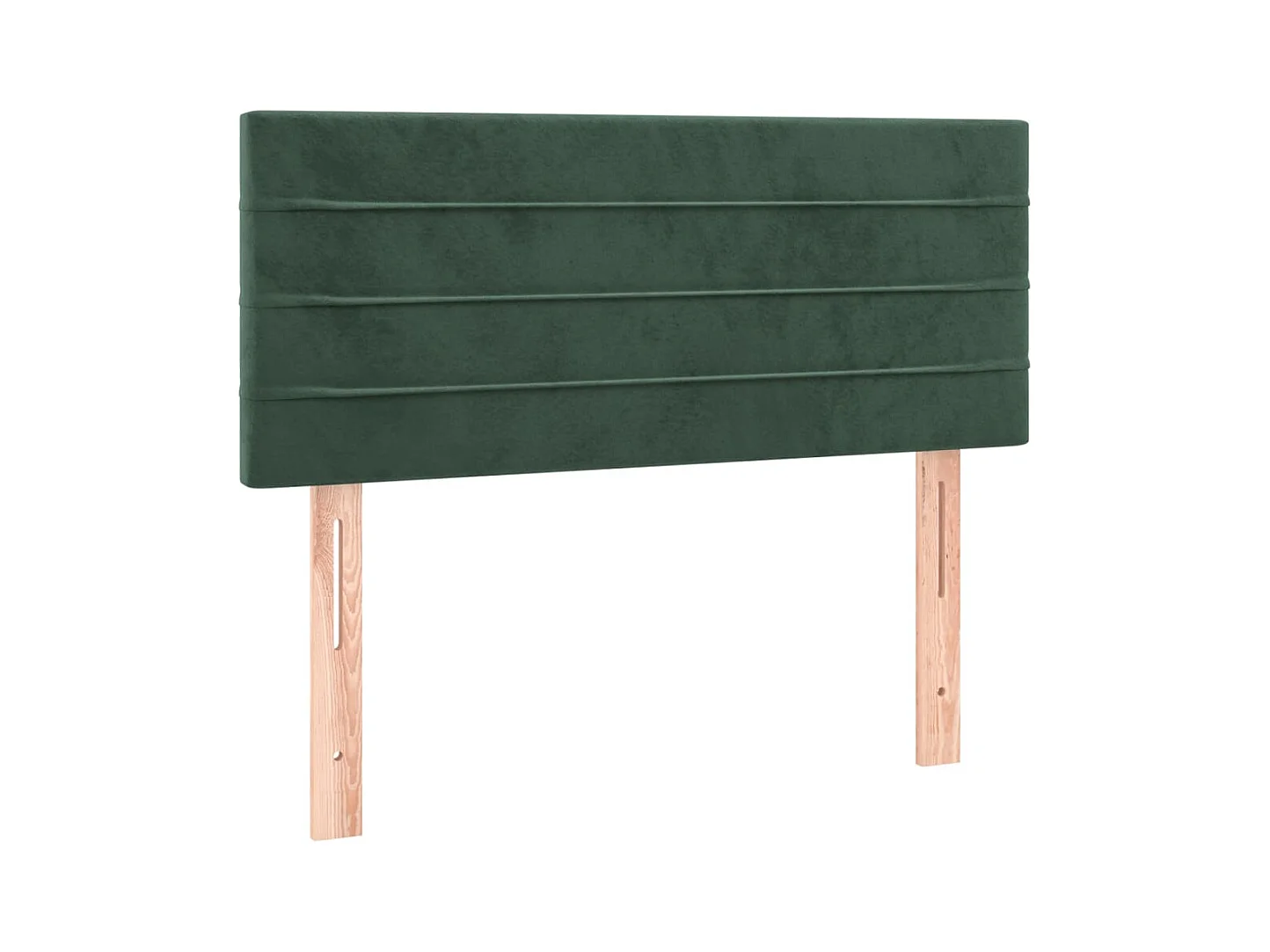 Giroletto a Molle con Materasso Verde Scuro 90x190 cm Velluto