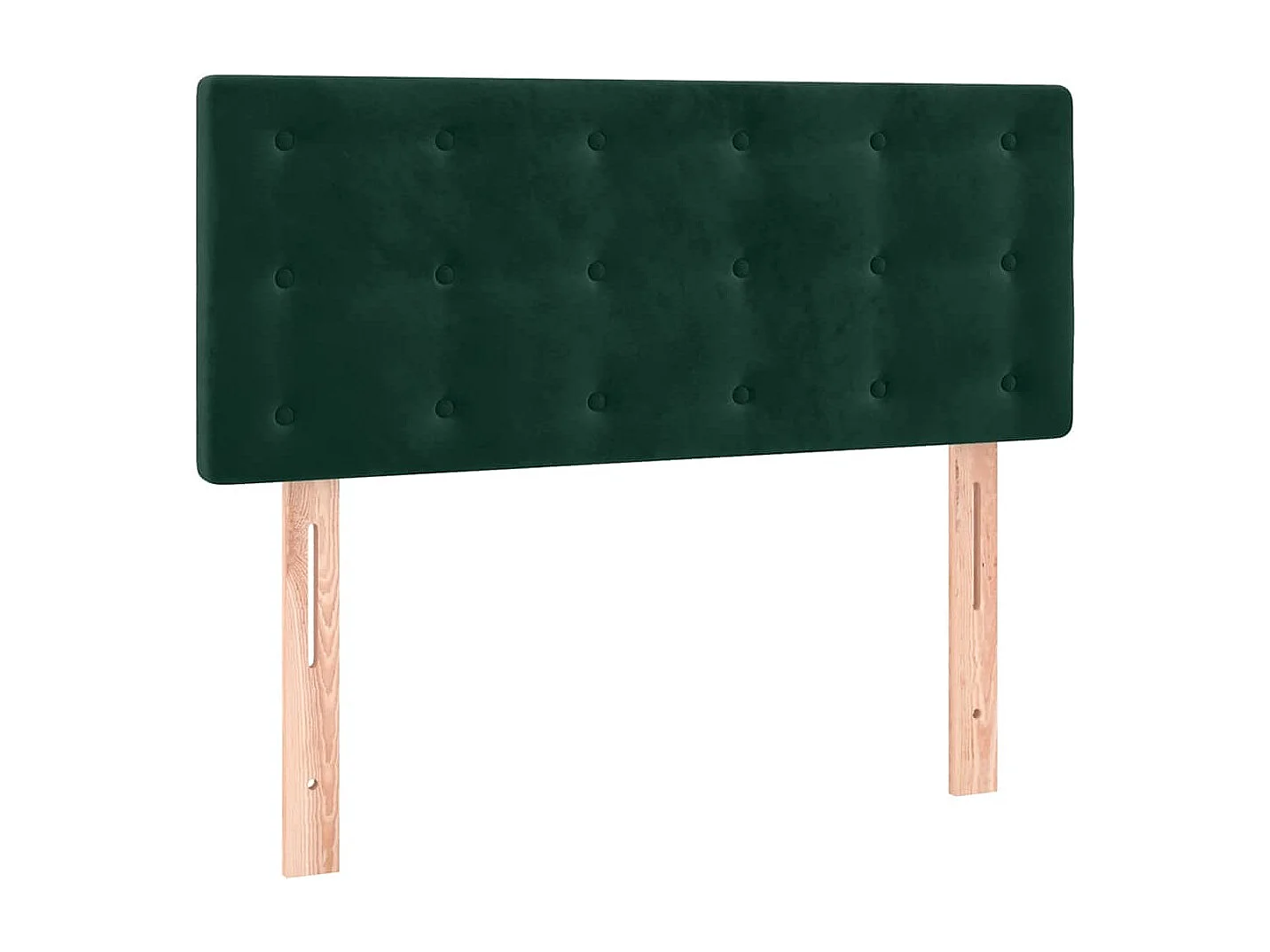 Sommier à lattes de lit avec matelas Vert foncé 100x200 cm