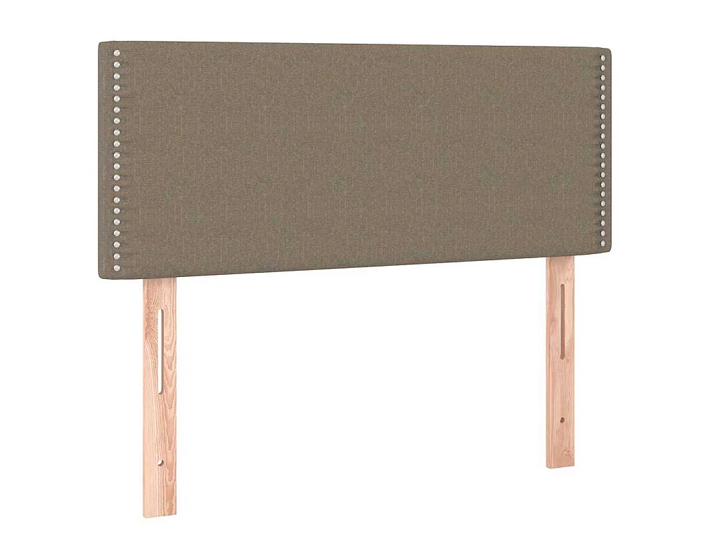 Giroletto a Molle con Materasso Tortora 90x190 cm in Tessuto