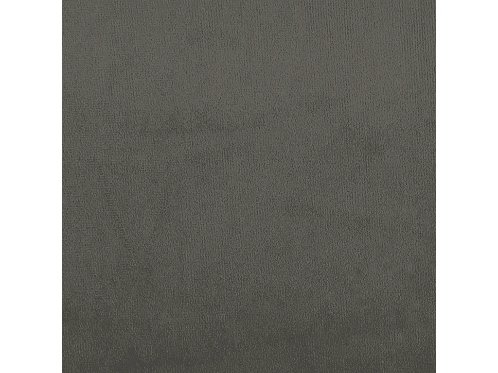 Sommier à lattes de lit et matelas Gris foncé 180x200cm Velours