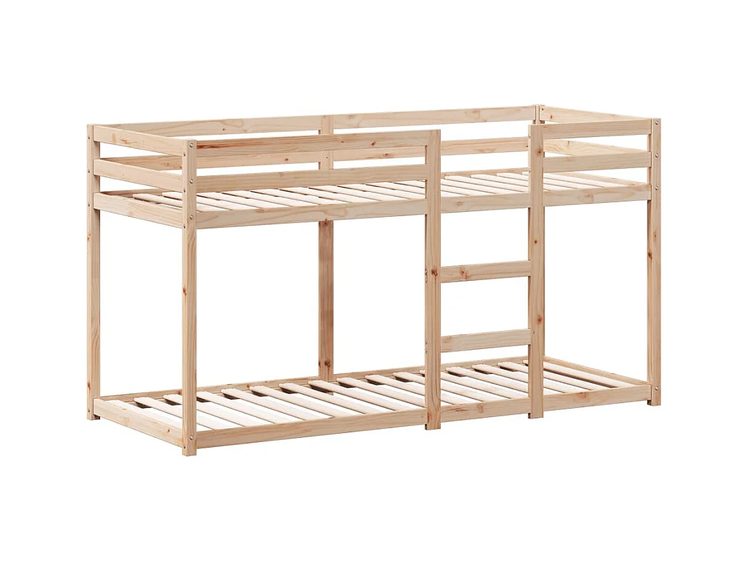 Lit superposé sans matelas 80x200 cm bois de pin massif