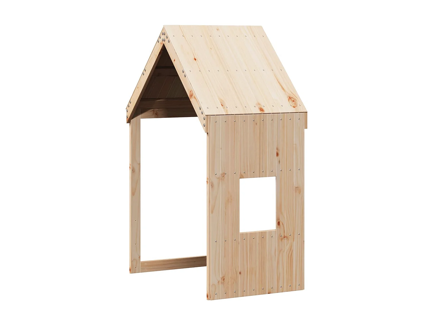 Etagenbett mit Dach 80x200 cm Massivholz Kiefer