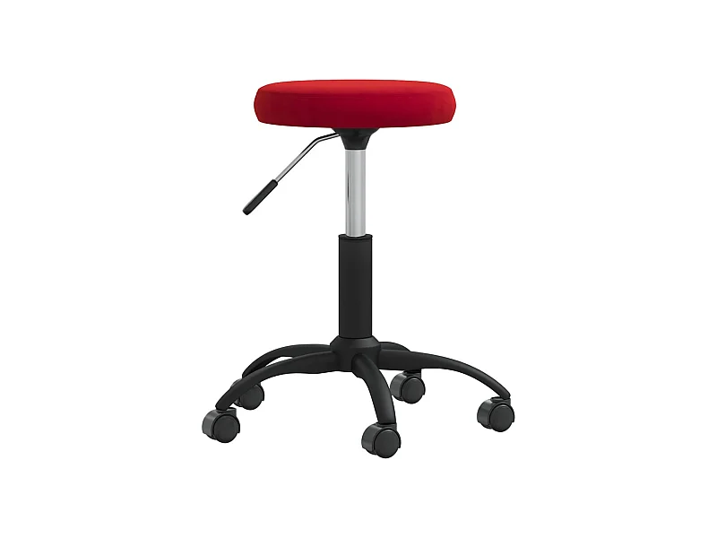 Esszimmerstuhl Weinrot Samt