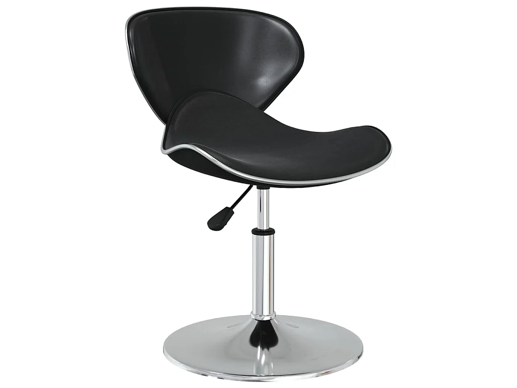 Eetkamerstoelen 4 st kunstleer zwart