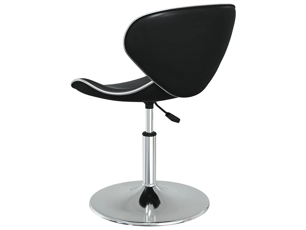 Eetkamerstoelen 4 st kunstleer zwart