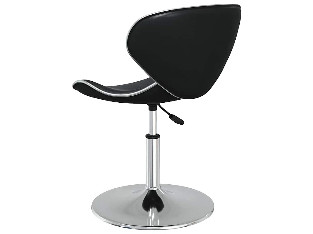 Eetkamerstoelen 4 st kunstleer zwart