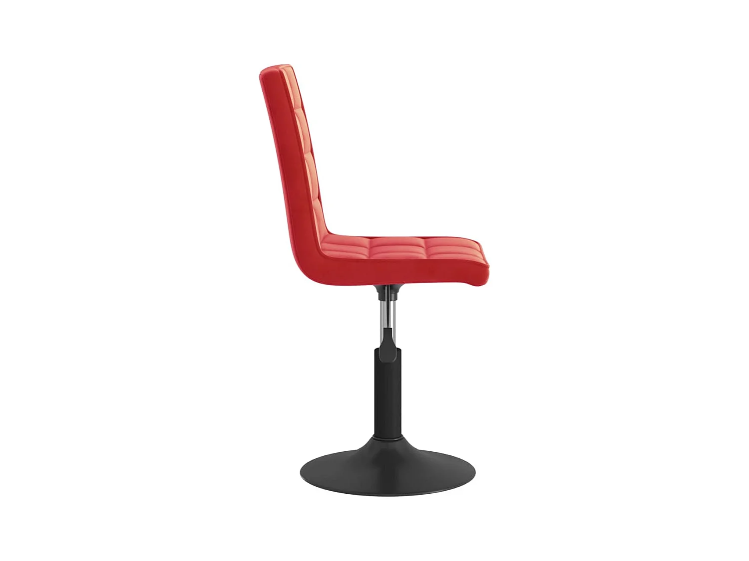 Chaises à manger pivotantes lot de 6 rouge bordeaux velours