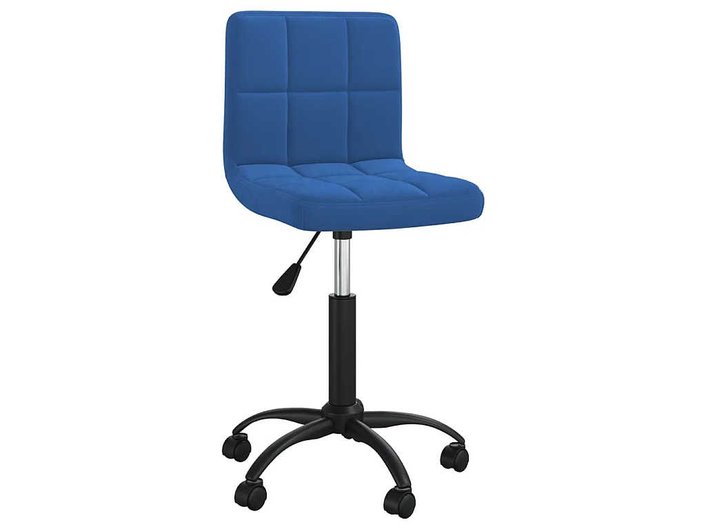 Esszimmerstuhl Drehbar Blau Samt