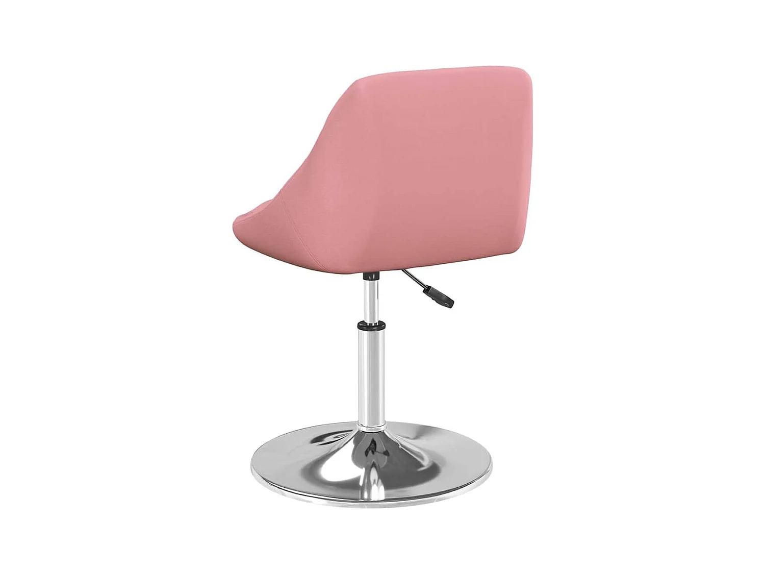 Chaises pivotantes à manger lot de 2 Rose Velours